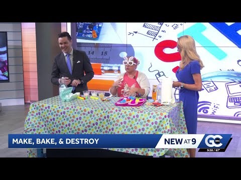 Make, Bake, and Destroy brings Easter themed STEM experiments in studio