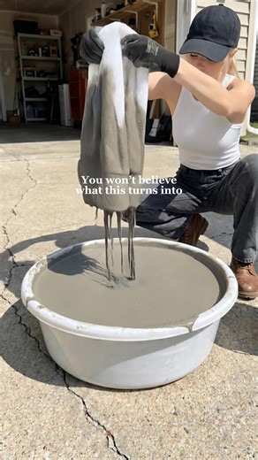 A towel, some cement… and a little creativity 🤍 That’s all it takes to create something beautiful for your home. DIY doesn’t have to be complicated or expensive. This simple idea turned into one of my favorite planters 🌿 Save this and try it yourself ✨ #diygarden #diy #budgetdecor #homedecorating