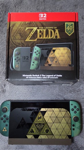 Zelda 40th Anniversary Nintendo Switch 2 #unboxing