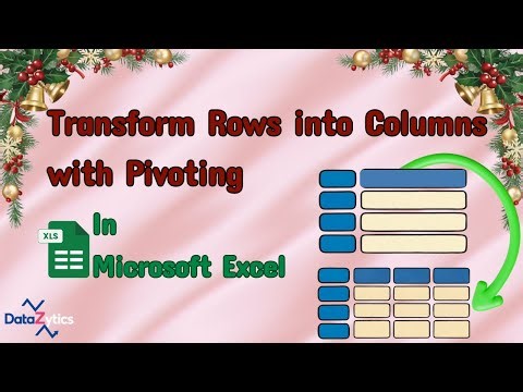 Reshaping Data in Power Query Series: Pivoting Your Data (Turn Rows to Columns)