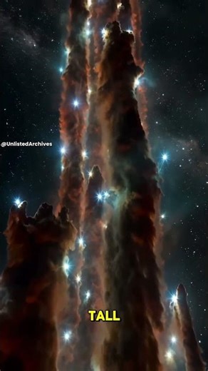 The Eagle Nebula Pillars: 4 Light Years Tall. Hundreds of Stars Being Born Inside Them Right Now.