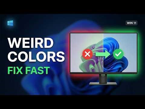 Fix Screen Colors Looking Strange or Messed Up on Windows 11 Step-by-Step Guide