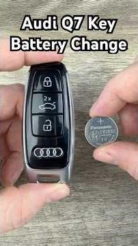 2019 - 2021 AUDI Q7 Key Fob Battery Replacement - How To Change Replace #carkeybattery #diy #audiq7
