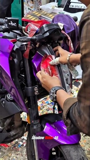 Duke 250 DRL modified 💜⚡ Purple ktm 🔥♨️ #duke250 #ytshorts #shorts #viral