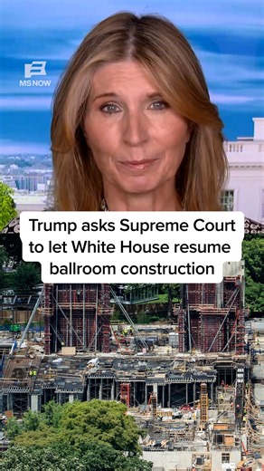 Trump asks Supreme Court to let White House resume ballroom construction