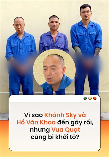 Công an tỉnh Bắc Ninh vừa khởi tố Khánh Sky, Vua Quạt và Hồ Văn Khoa vì livestream tranh cãi với nội dung phản cảm, xúc phạm nhau nhằm tăng lượt xem, tương tác Theo Công an Bắc Ninh, Phụ nữ mới Ảnh: Bộ Công an #news #amm #FCGN