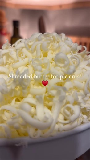 Shredded Butter Recipe for Perfect Pie Crust