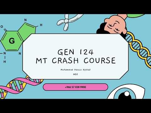 Genetics Midterm Crash Course | Muhammad Arshad | GEN 124
