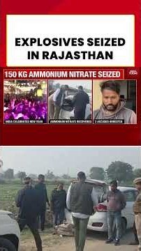 Rajasthan Police Seize 150 kg Ammonium Nitrate in Tonk, 2 Arrested Ahead of 2026