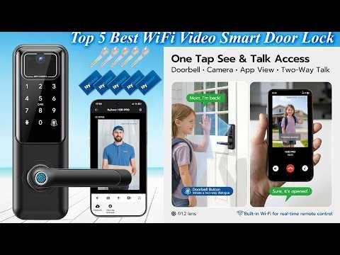 Top 5 Best WiFi Video Smart Door Lock with Camera and Doorbell