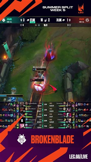 The Topfather with the OUTPLAY # #lec #leagueoflegends #lolesports
