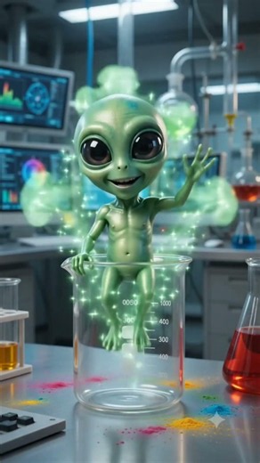 I Accidentally Created an Alien in My Lab! 😂👽 #shorts