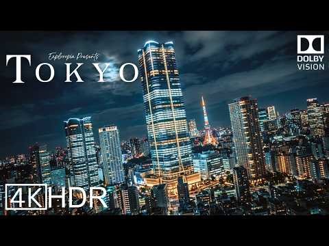 Tokyo, Japan in 4K ULTRA HD HDR 60 FPS Dolby Vision™ Drone Video