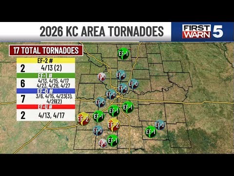 National Weather Service confirms 4 tornadoes from recent slew of storms