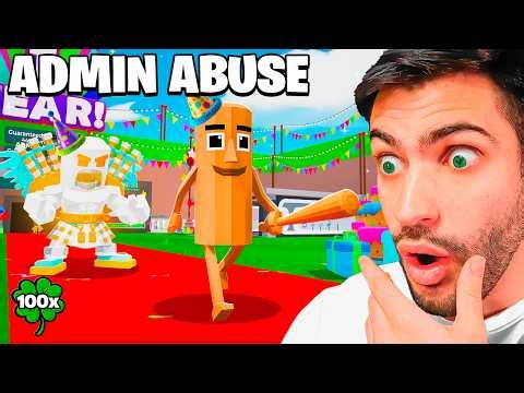 HUGE Steal the Brainrot BIRTHDAY UPDATE + ADMIN ABUSE (Fortnite)