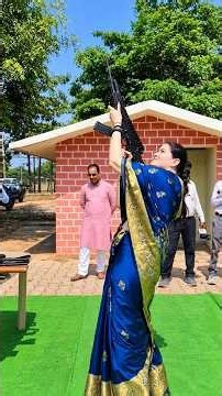 IPS अंकिता शर्मा ने साड़ी डालकर क्यों चलाई AK-47 से गोलियां ??
