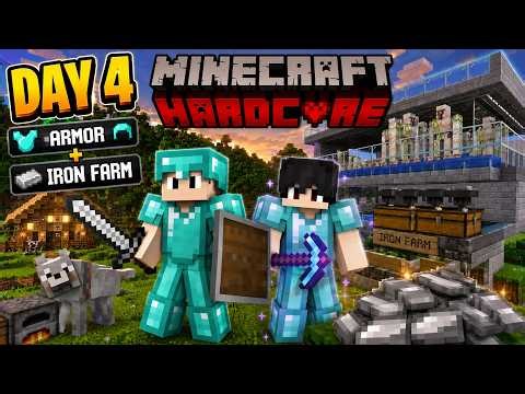 minecraft hardcore lets play ep 1 With @DesimineX #shorts #minecraftlive