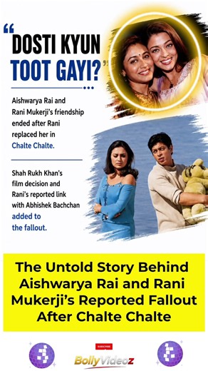 The Untold Story Behind Aishwarya Rai and Rani Mukerji’s Reported Fallout After Chalte Chalte#shorts