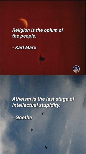 Karl Marx and Goethe on Religion and Atheism #karlmarx #shorts