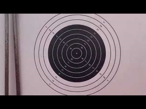 Shooting by air rifle and exploading pellets