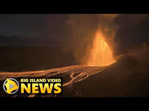 Kīlauea Volcano Episode 45 Erupts Overnight (April 23, 2026)