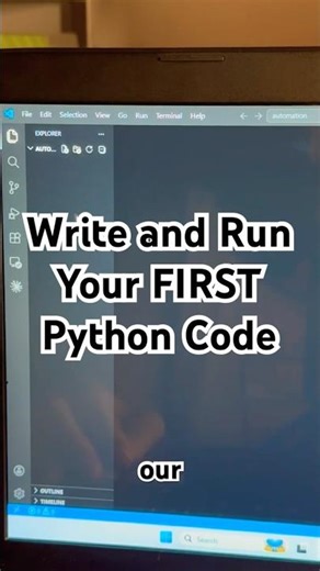 💻 How to Run Your First Python Code #coding #python