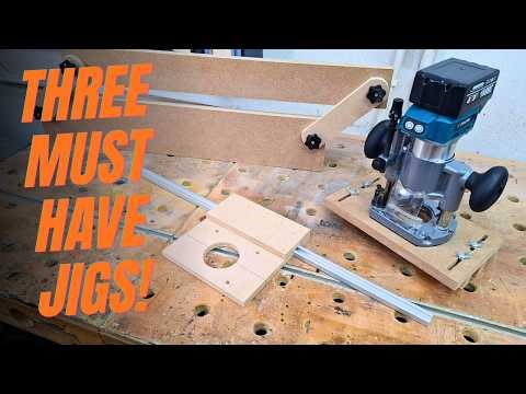 3 MUST-HAVE Router Jigs Every Woodworker Needs