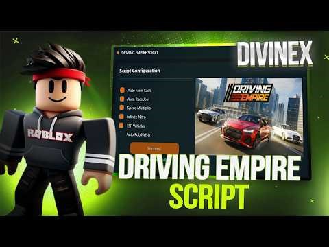 DRIVING EMPIRE SCRIPT! AUTO FARM MONEY, FAST SPEED, ESP & MORE | ios/android/pc