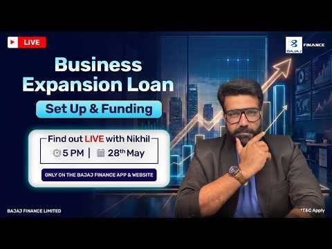 Join LIVE Now: Business Expansion Loan: Setup & Funding