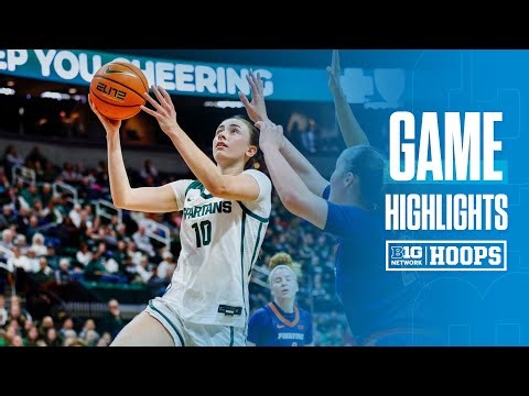 Illinois at Michigan State | HIGHLIGHTS | Big Ten Women's Basketball | 1/4/2026