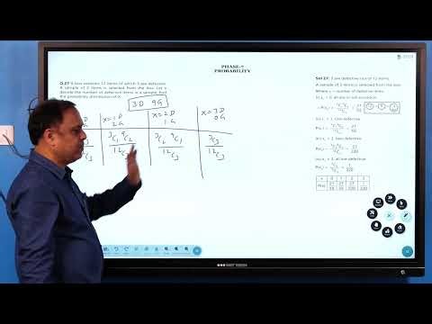 Constructing Probability Distribution for Sample Defects | Class 12 Math with R S Sharma