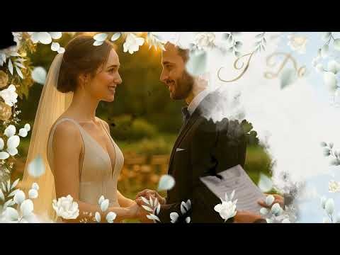 Wedding slideshow video from photos with AI animated moments