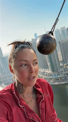 Quand je m'occupe de clipper Hélène Boudreau sur son balcon à Dubaï en live ... 🏗️