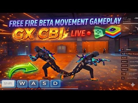 🔴FREE FIRE NEW LIVE GX CBI LIVE☠️🗿#freefire #live #trending #shortslive #gxcbilive #trending
