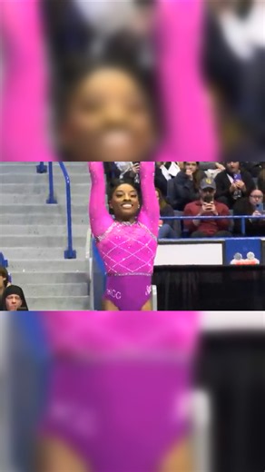 Pure mastery: Simone Biles posts a huge 14.550 on beam #shorts