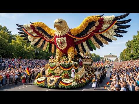 🇩🇪 GERMAN UNITY DAY in BERLIN — Grand Cultural Parade Across Germany 🎉🏛️