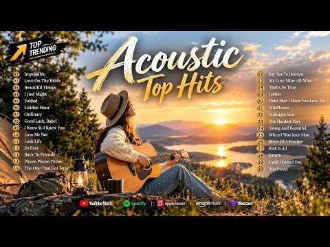 Acoustic Top Hits 2026 🎸 | Trending English Songs & Best Acoustic Covers for Relaxing Vibes