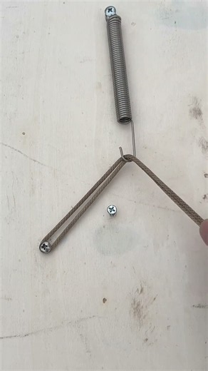 This simple method makes spring installation very easy!!
