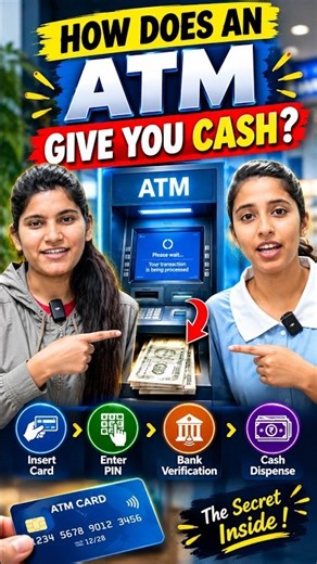 How Does an ATM Work? 💳🏧 | The Secret Inside an ATM! #Shorts