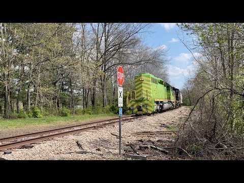 Storage Rail Car Move & Long Train Vs 2 Hills Of The Peavine Line! Short Line RR Action In Country