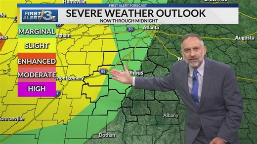 Storms ramp up tonight with damaging wind risk, more rounds ahead through Saturday