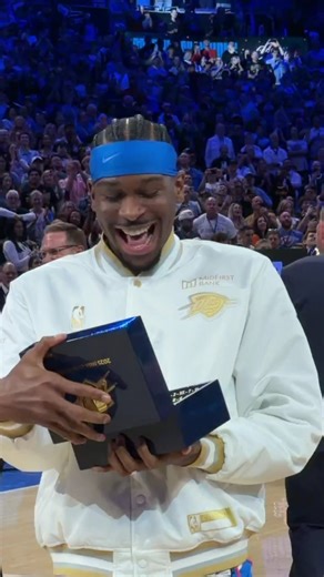 A year to remember in Oklahoma City! 💍 Shai Gilgeous-Alexander and the Thunder received their championship rings after a historic 2024-25 season! | NBA