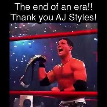 “The Final Bell Rings — AJ Styles’ Heartbreaking WWE Farewell on Raw