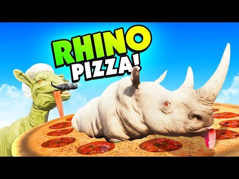 MASTER Chef GOAT Cooks a Tasty RHINO PIZZA! - Goat Simulator 3