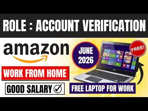 🔴Amazon Work From Home Job 2026 🔥 | 12th Pass & Freshers Can Apply | WFH Jobs 2026