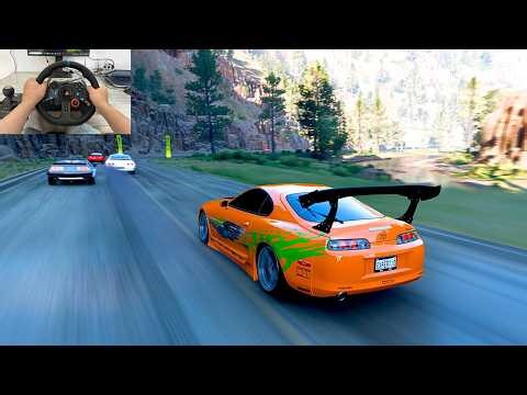 Toyota Supra MK4 | Forza horizon 5 | Logitech G29 Gameplay