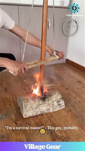 A Survival HACK That's Actually Just... CHEATING?!😂 My Man Added Some "Special Sauce"! #fire #funny