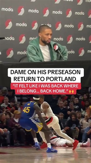 Dame on his return to rip city 🙌