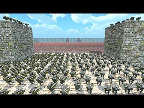4.4 MILLION KHORNE & ALIEN VS MINCER MINIGUN, T45 SHOTGUN & TANK! UEBS 2
