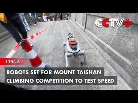Robots Set for Mount Taishan Climbing Competition to Test Speed